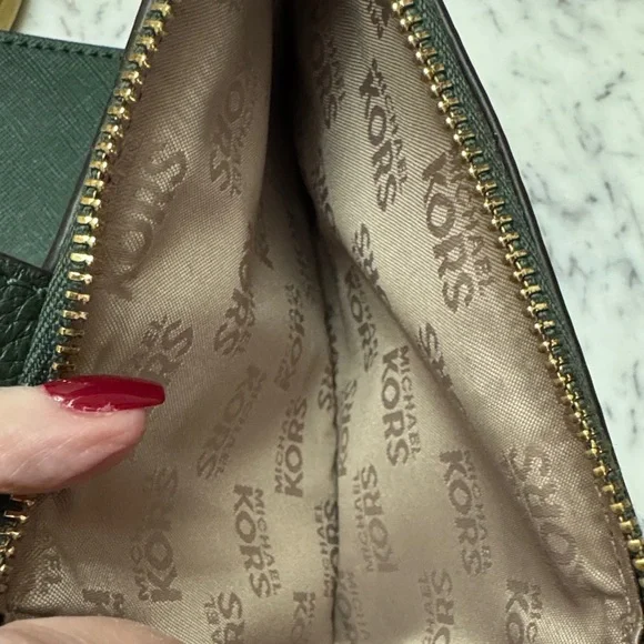 Michael Kors Double Zip Jet Set Travel Wallet Phone Wristlet - Picture 10 of 12